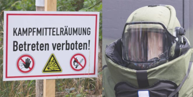 Kampfmittelräumg - Schutzanzug